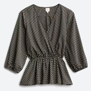 Kaileigh Peplum Blouse XL “Colbe”